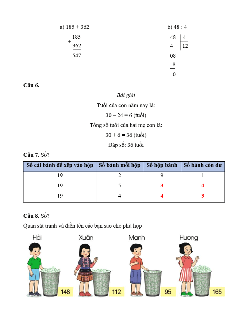 15 Đề thi Học kì 1 Toán lớp 3 Chân trời sáng tạo năm 2025 (có đáp án)