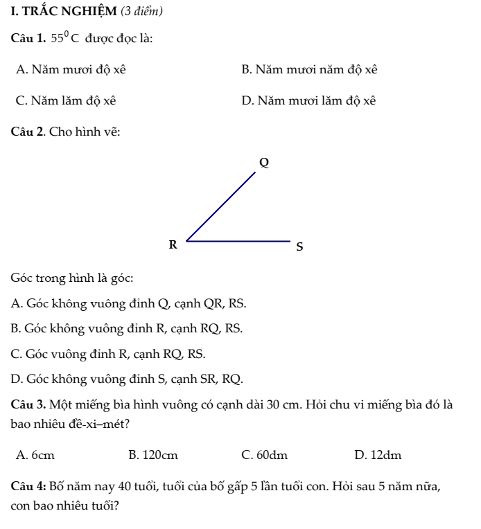 20+ Đề thi Toán lớp 3 Học kì 1 Cánh diều 2025 (tải nhiều)