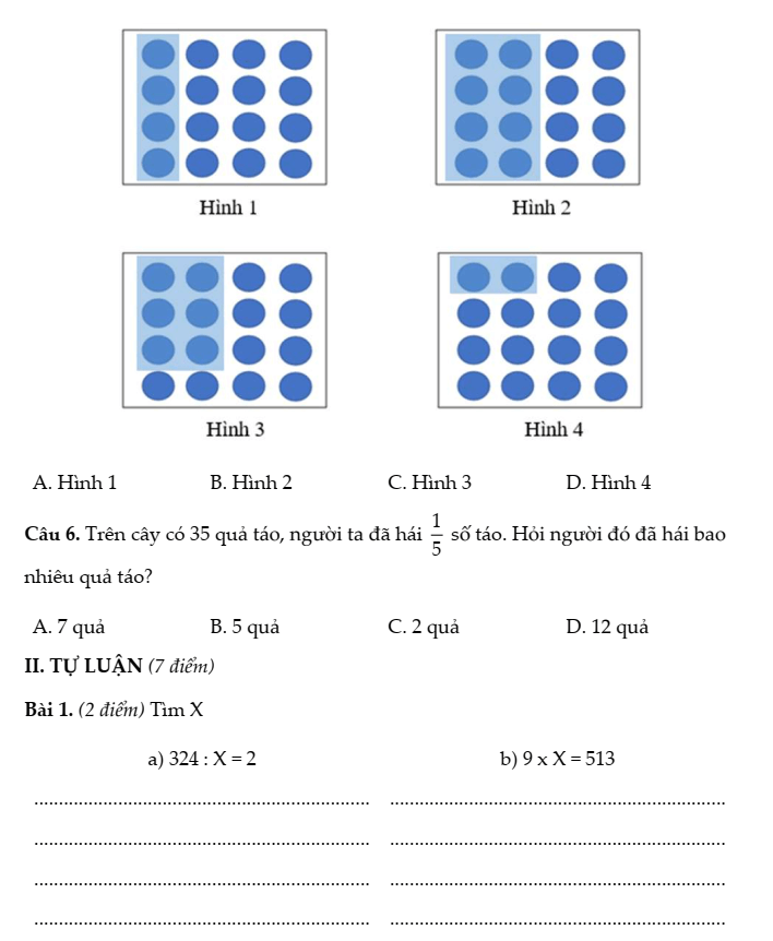 20+ Đề thi Toán lớp 3 Học kì 1 Chân trời sáng tạo 2025 (tải nhiều)