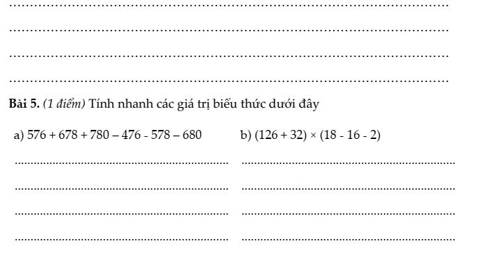 20+ Đề thi Toán lớp 3 Học kì 1 Chân trời sáng tạo 2025 (tải nhiều)