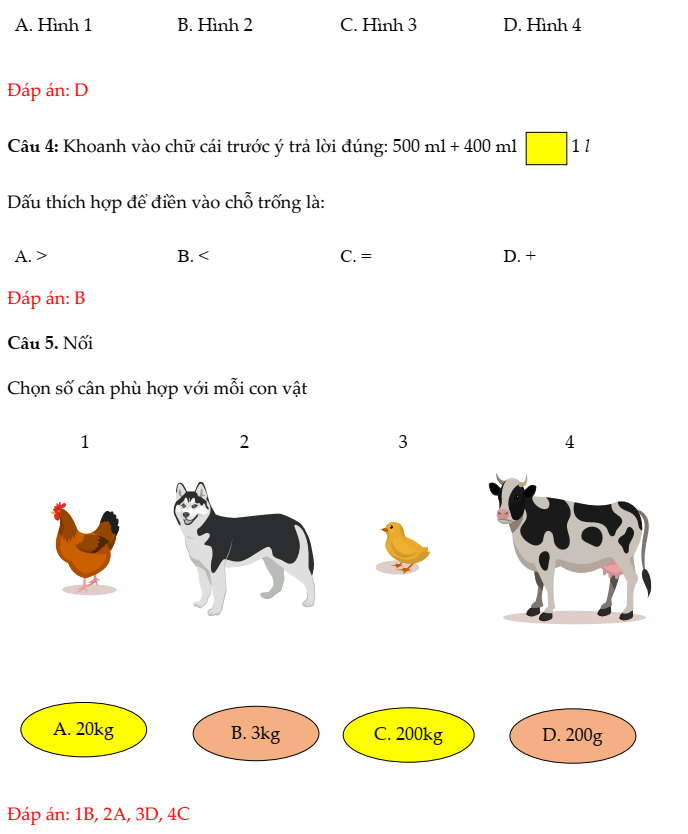 20+ Đề thi Toán lớp 3 Học kì 1 Kết nối tri thức 2025 (tải nhiều)