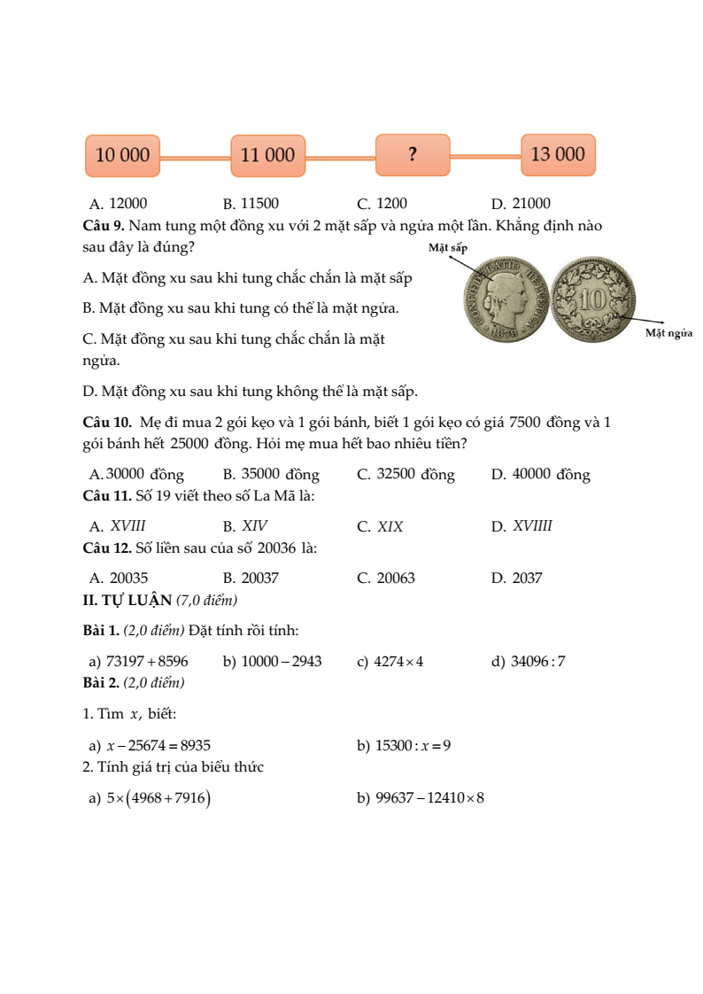 20+ Đề thi Toán lớp 3 Học kì 2 Kết nối tri thức 2026 (tải nhiều)