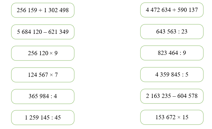 Đề cương ôn tập Học kì 2 Toán lớp 4 Chân trời sáng tạo