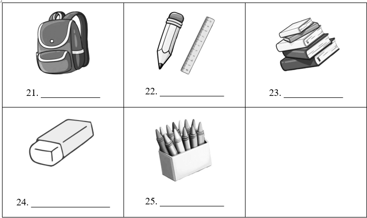 Đề thi khảo sát chất lượng đầu năm Tiếng Anh lớp 4 (3 đề)
