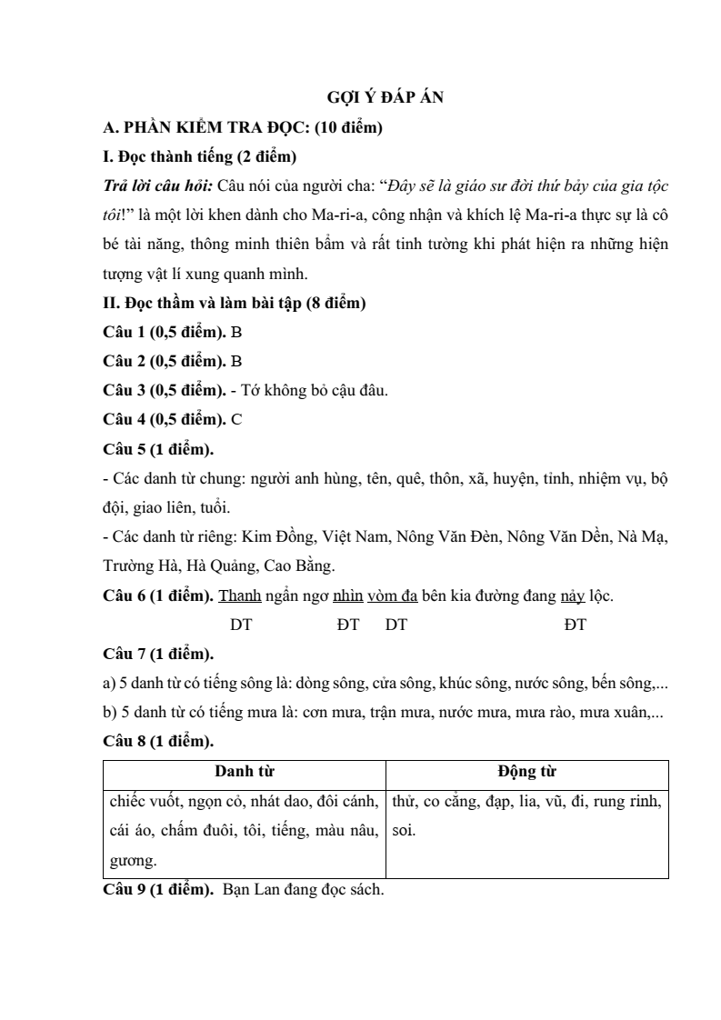 30 Đề thi Giữa kì 1 Tiếng Việt lớp 4 Kết nối tri thức (có đáp án, cấu trúc mới)