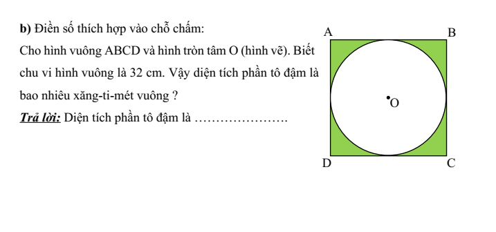 Đề thi Học kì 2 Toán lớp 5 năm 2025-2026 trường Tiểu học Vĩnh Bảo (Hải Phòng)