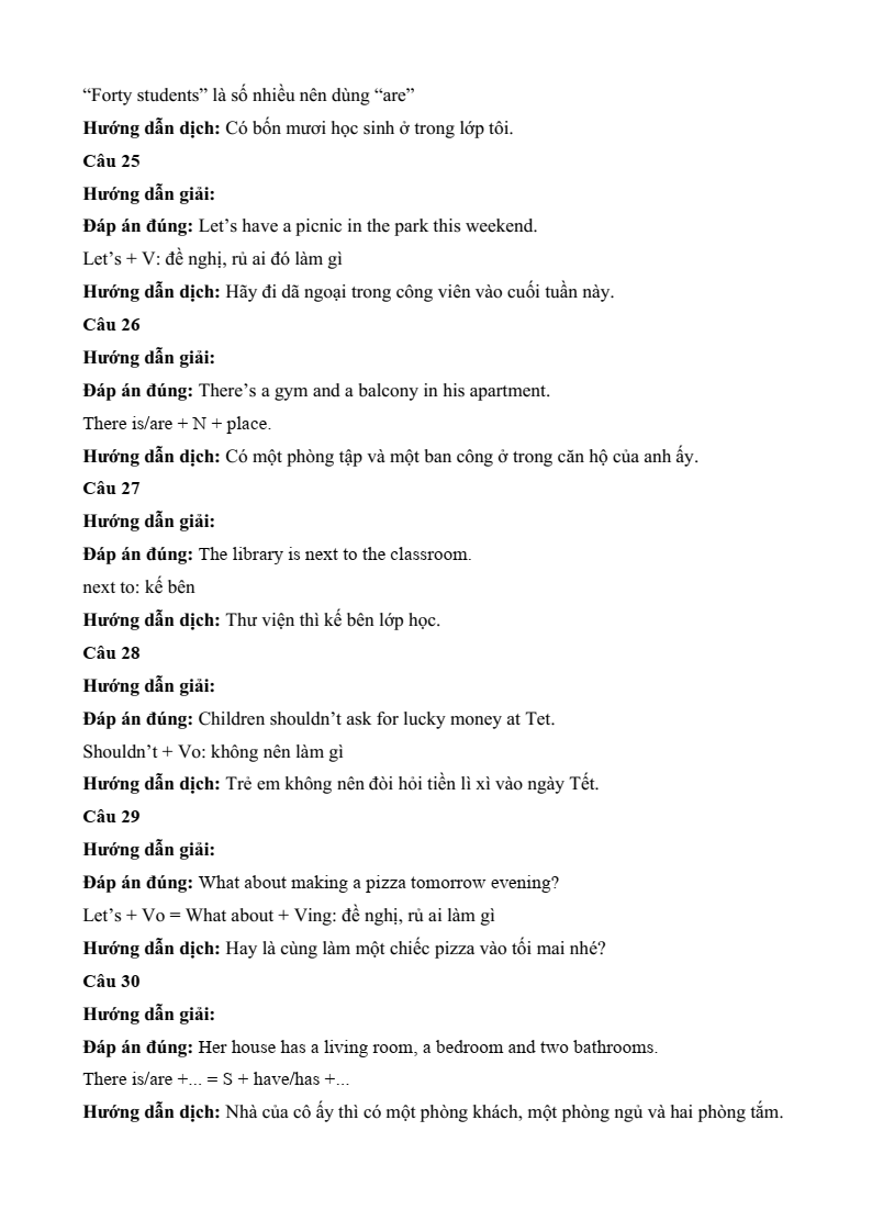 Đề thi Học kì 1 Tiếng Anh 6 Sở GD&ĐT Kiên Giang năm 2024-2025