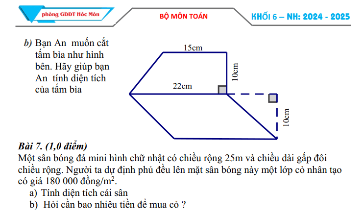 Đề thi Học kì 1 Toán 6 năm 2024-2025 Trường THCS Nguyễn Hồng Đào