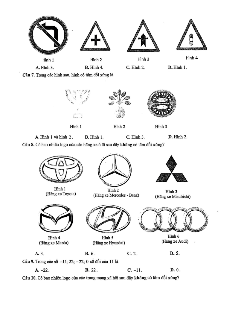Đề thi Học kì 1 Toán 6 trường THCS Hòa Hiếu 2 (Nghệ An) năm 2025-2026