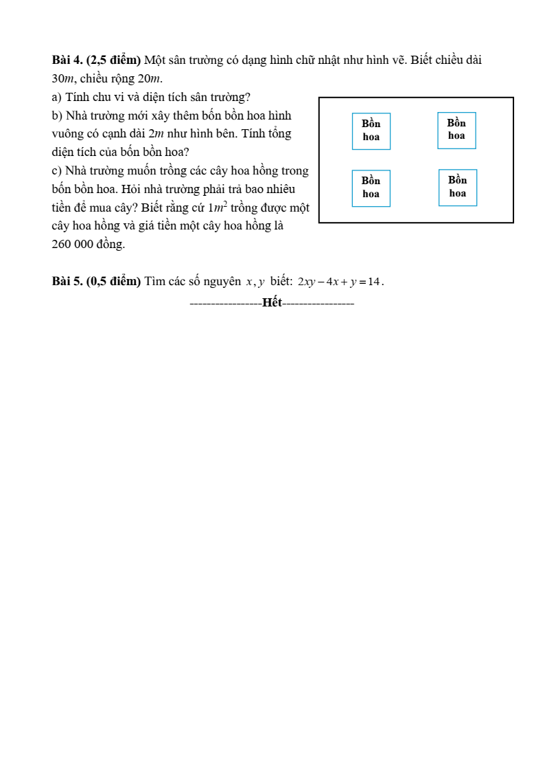 Đề thi Học kì 1 Toán 6 trường THCS Tân Triều (Hà Nội) năm 2025-2026