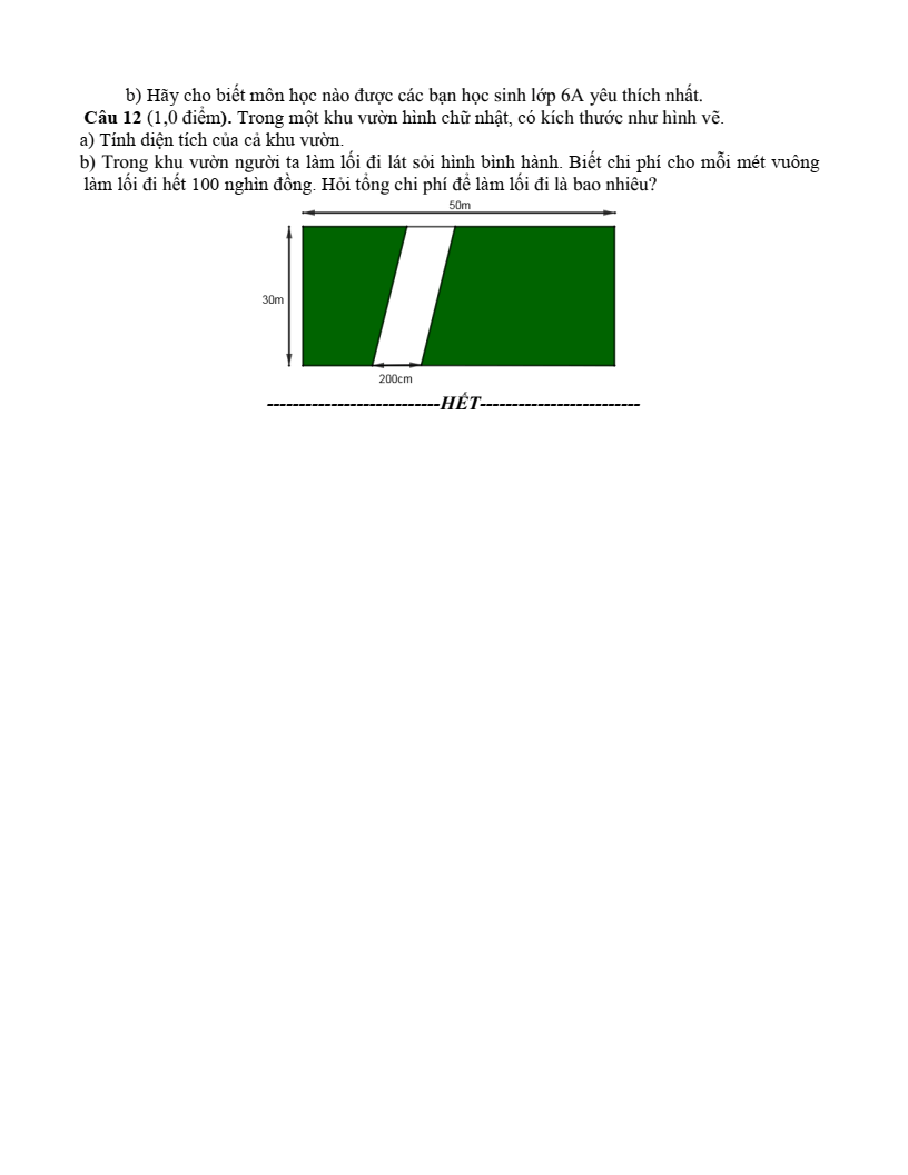 Đề thi Học kì 1 Toán 6 trường THCS Võ Trường Toản (Tp. HCM) năm 2025-2026
