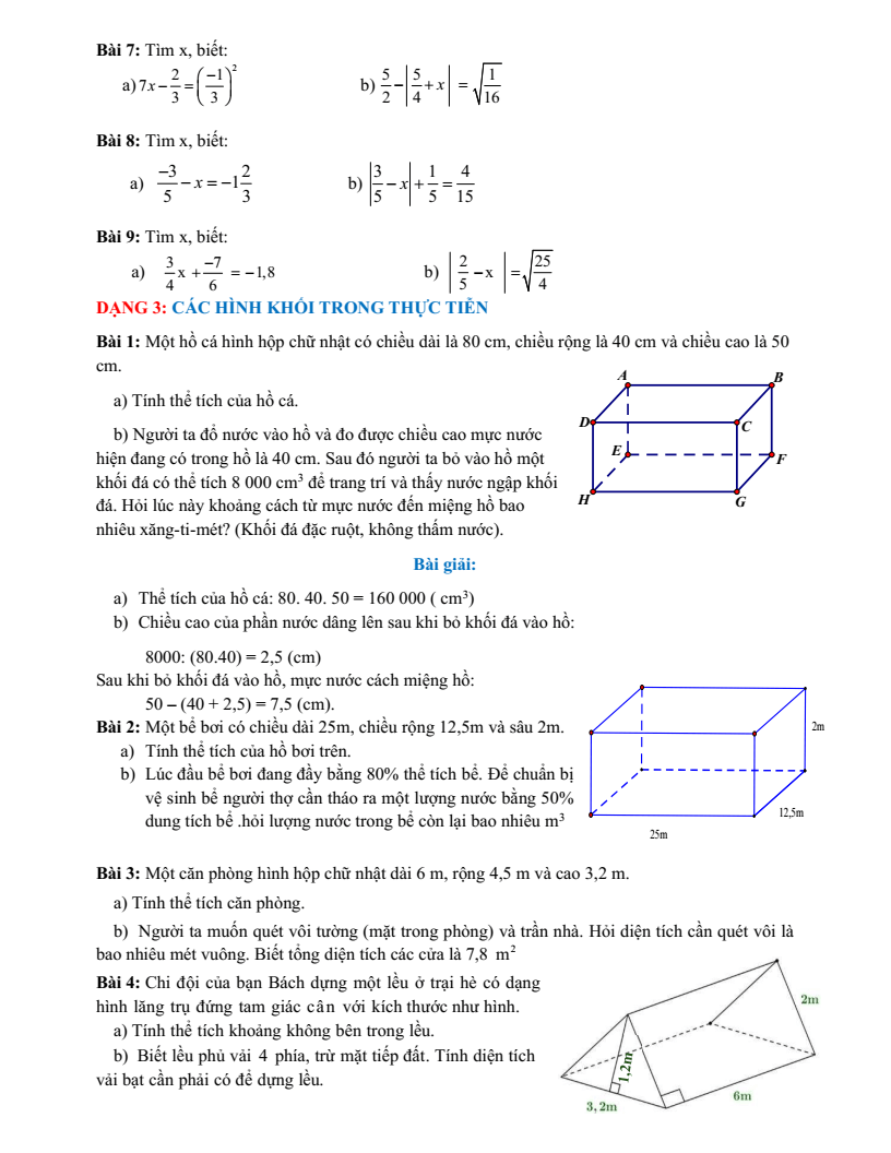 Đề cương ôn tập Học kì 1 Toán 7 THCS Hoàng Hoa Thám năm 2025-2026