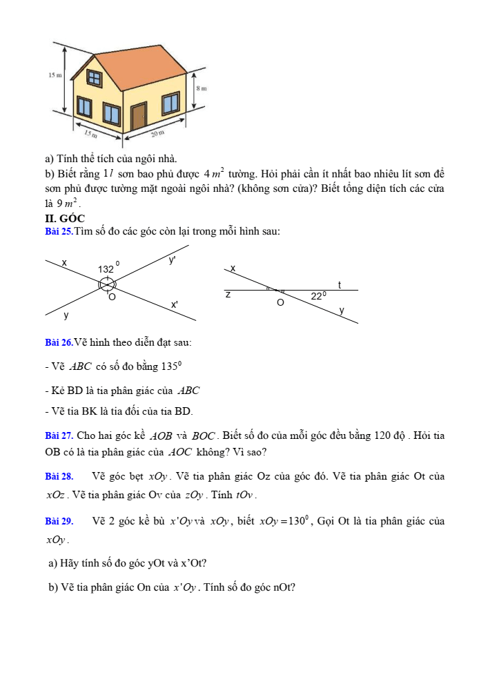 Đề cương ôn tập Giữa kì 1 Toán 7 trường THCS Nguyễn Văn Linh năm 2025-2026