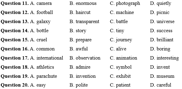Đề cương ôn tập Học kì 1 Tiếng Anh 7 Friends plus (có lời giải)