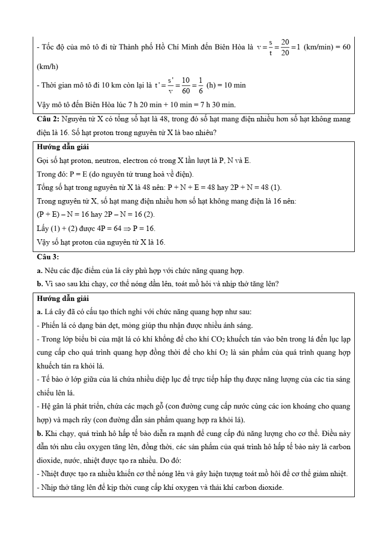 9 Đề thi Giữa kì 1 KHTN 7 Chân trời sáng tạo năm 2025 (có đáp án) | Đề thi Khoa học tự nhiên 7