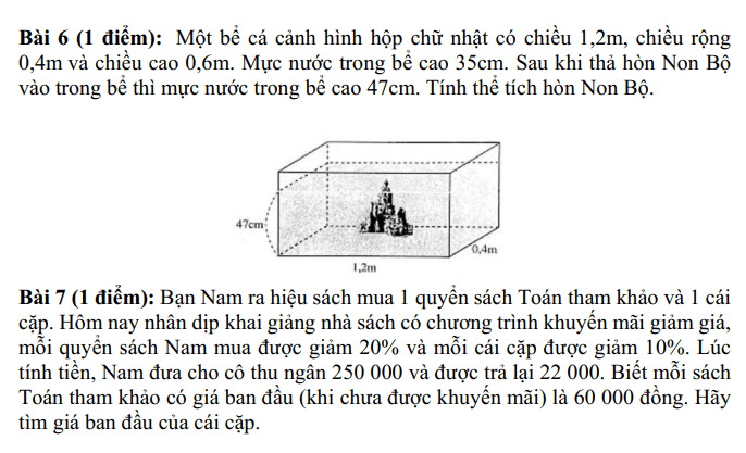 Đề thi Giữa kì 1 Toán 7 năm 2024-2025 Trường THCS Đặng Công Bỉnh (Tp.HCM)