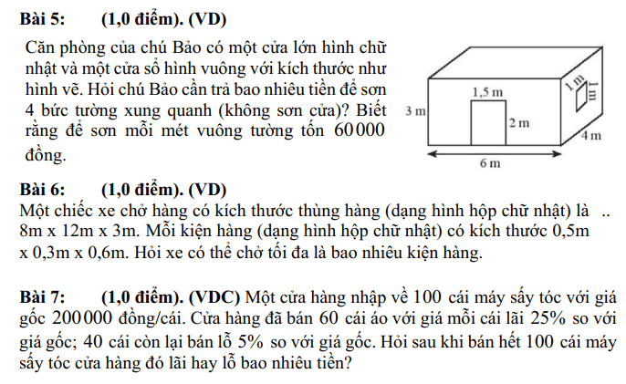 Đề thi Giữa kì 1 Toán 7 năm 2024-2025 Trường THCS Đông Thạnh (Tp.HCM)