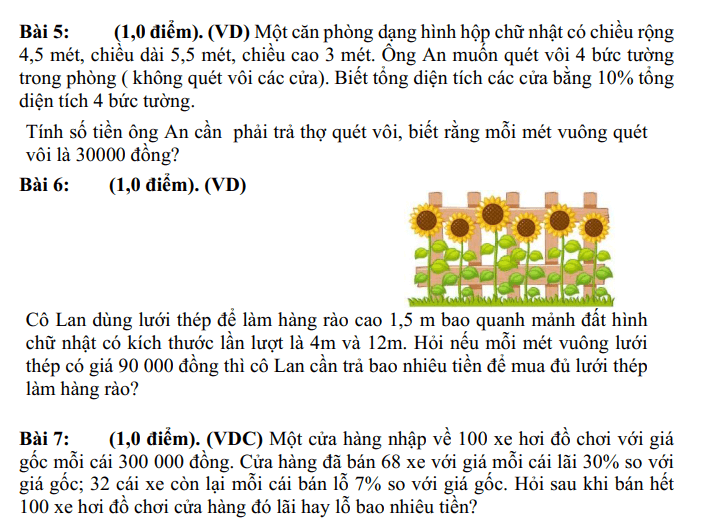 Đề thi Giữa kì 1 Toán 7 năm 2024-2025 Trường THCS Xuân Thới Thượng (Tp.HCM)