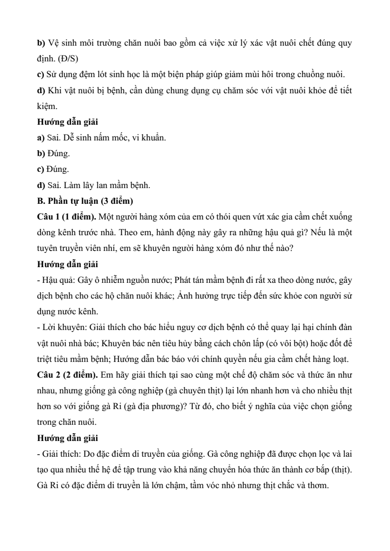 3 Đề thi Giữa kì 2 Công nghệ 7 Kết nối tri thức năm 2026 (có đáp án)