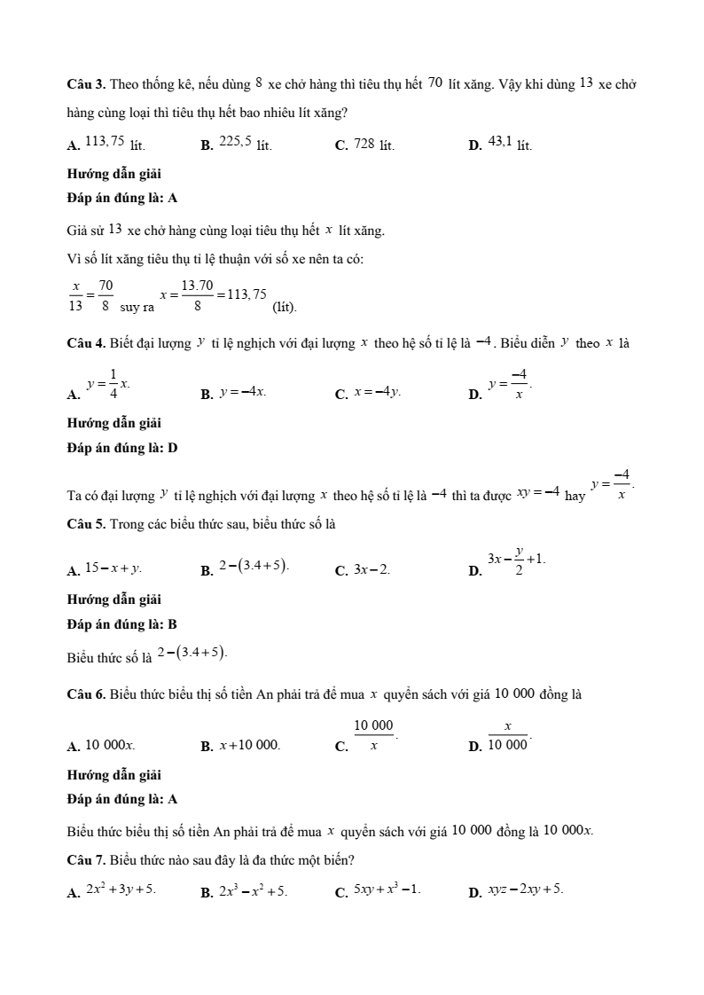 20+ Đề thi Giữa kì 2 Toán 7 Kết nối tri thức năm 2026 (có đáp án)