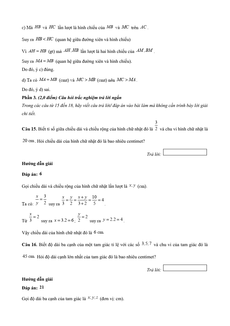 20+ Đề thi Giữa kì 2 Toán 7 Kết nối tri thức năm 2026 (có đáp án)