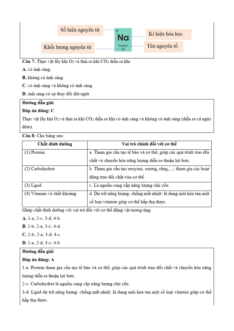6 Đề thi Học kì 1 KHTN 7 Kết nối tri thức năm 2025 (có đáp án) | Đề thi Khoa học tự nhiên 7