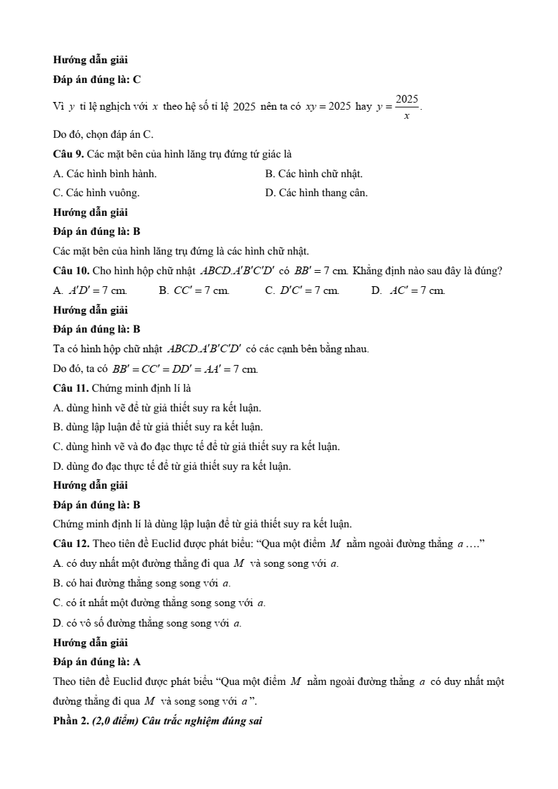 32 Đề thi Cuối kì 1 Toán 7 Cánh diều năm 2025 (có đáp án)
