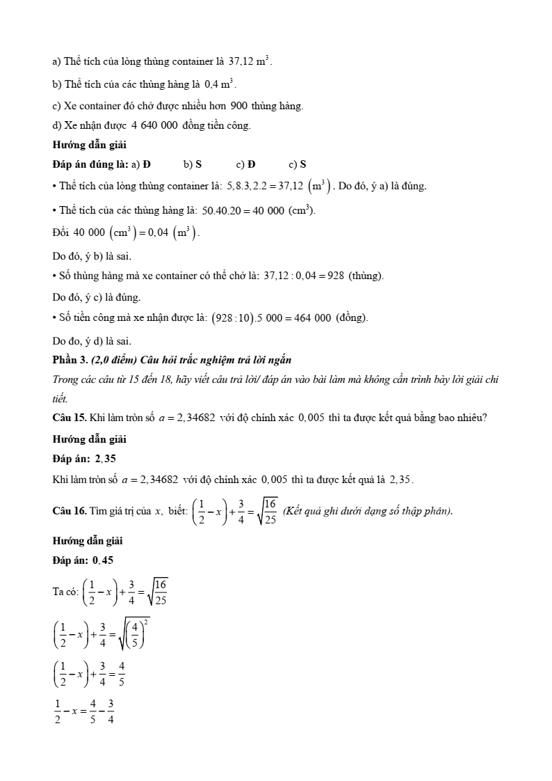 32 Đề thi Cuối kì 1 Toán 7 Cánh diều năm 2025 (có đáp án)