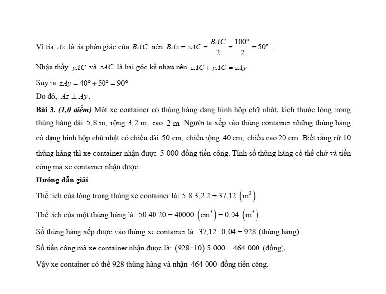 26 Đề thi Cuối kì 1 Toán 7 Chân trời sáng tạo năm 2025 (có đáp án)