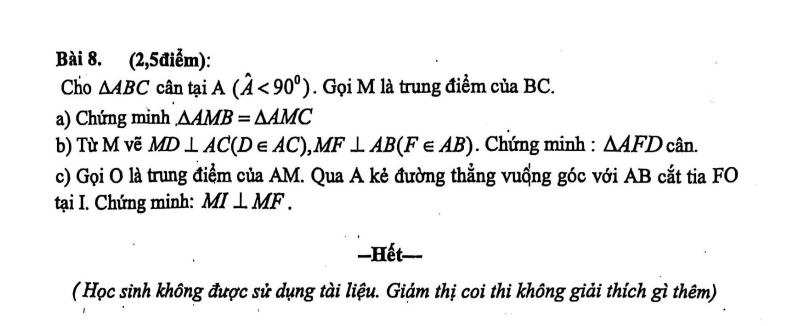 Đề thi Học kì 2 Toán 7 trường THCS Phước Bình (TP HCM) năm 2025-2026