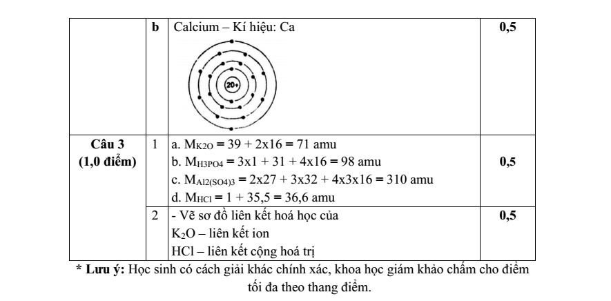 Đề thi Giữa kì 1 KHTN 7 năm 2024-2025 trường THCS Đức Giang (Hà Nội)