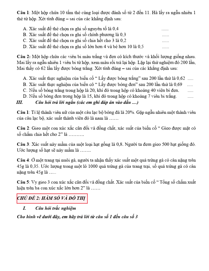 Đề cương ôn tập Giữa kì 2 Toán 8 trường THCS Phước Nguyên năm 2024-2025
