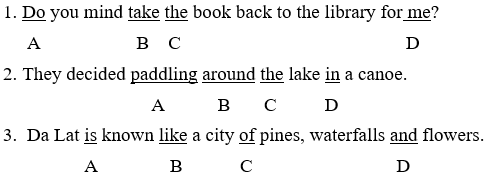 Đề thi Giữa học kì 1 Tiếng Anh lớp 8 mới có đáp án (Đề 1)