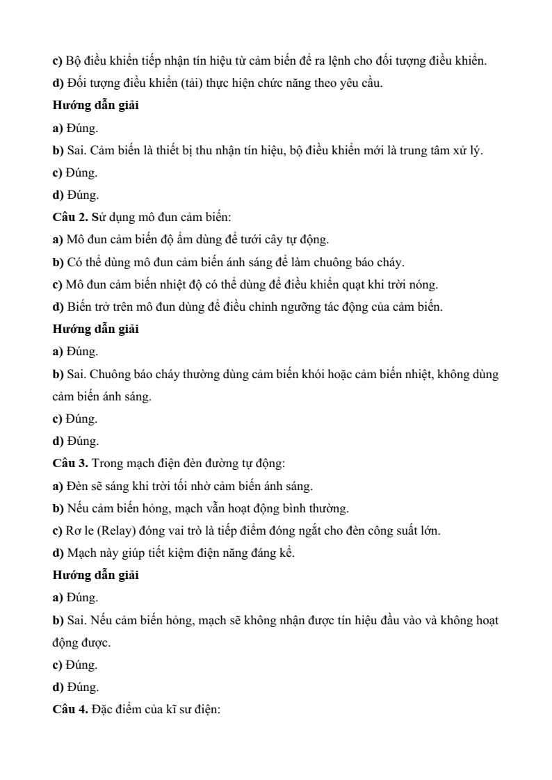 5 Đề thi Học kì 2 Công nghệ 8 Kết nối tri thức (cấu trúc mới, có đáp án)