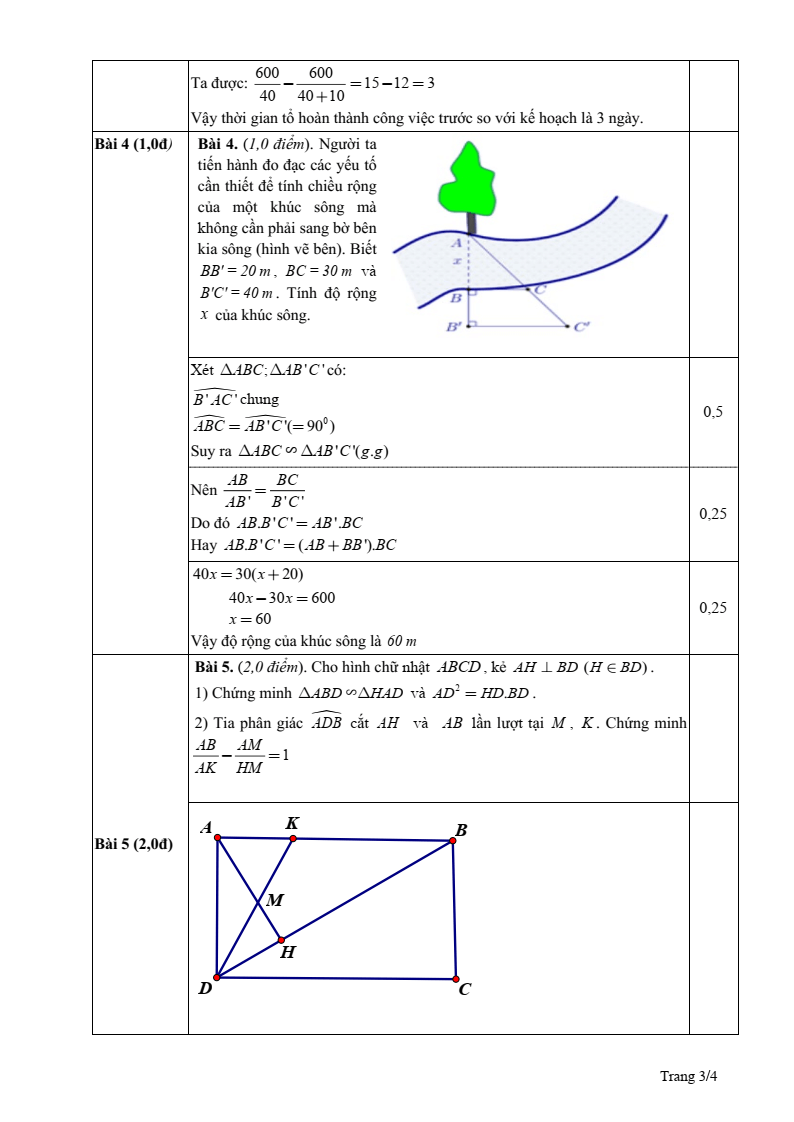 Đề thi Giữa kì 2 Toán 8 phòng GD&ĐT Giao Thủy (Nam Định) năm 2024-2025
