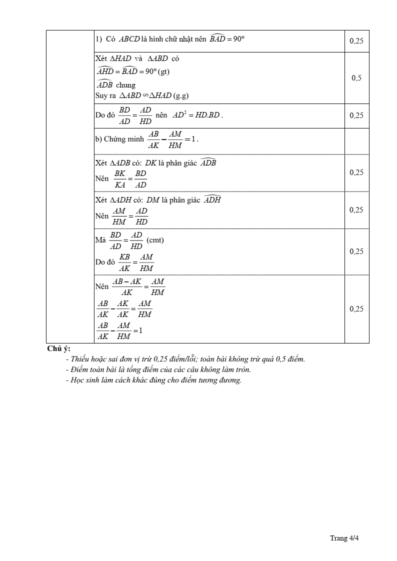 Đề thi Giữa kì 2 Toán 8 phòng GD&ĐT Giao Thủy (Nam Định) năm 2024-2025