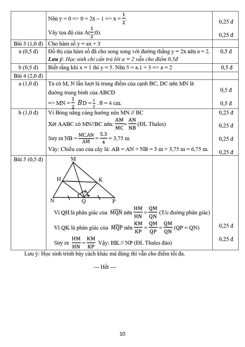Đề thi Giữa kì 2 Toán 8 trường THCS Phước Bửu (TP HCM) năm 2025-2026