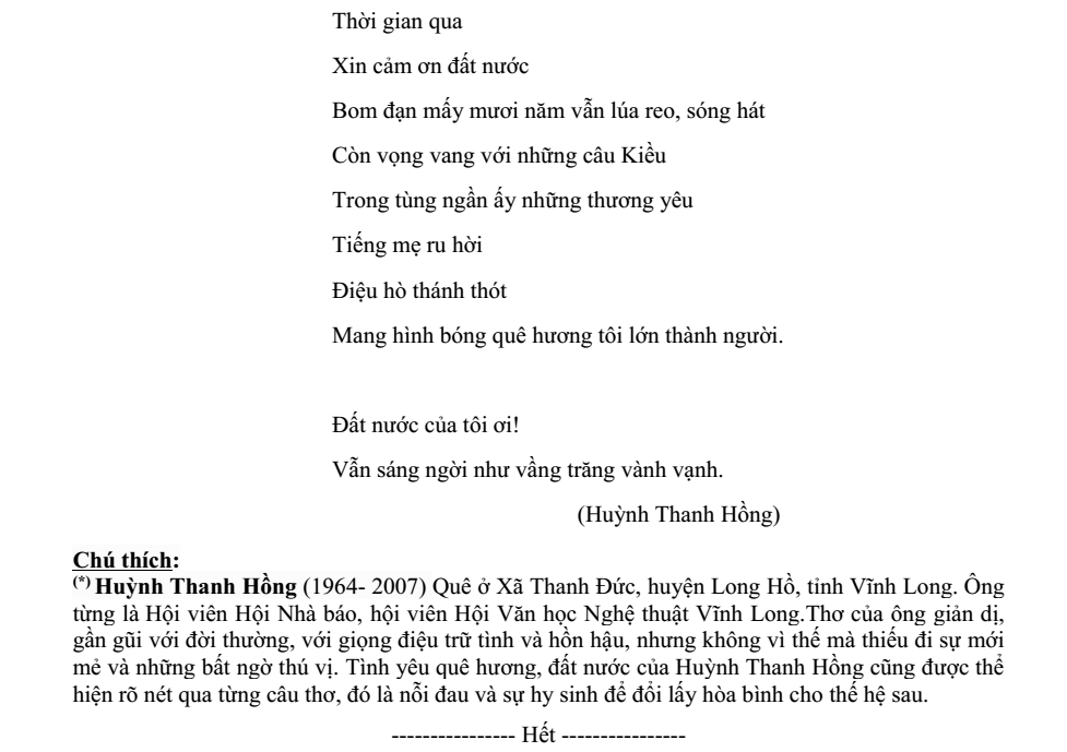 Đề thi Giữa kì 2 Văn 8 năm 2024-2025 trường THCS Tô Hiệu (Hải Phòng)