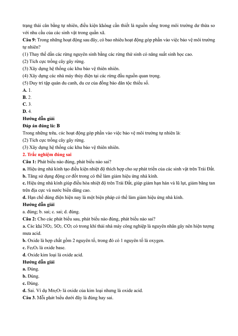 22+ Đề thi Học kì 2 Khoa học tự nhiên 8 Kết nối tri thức (cấu trúc mới, có đáp án)