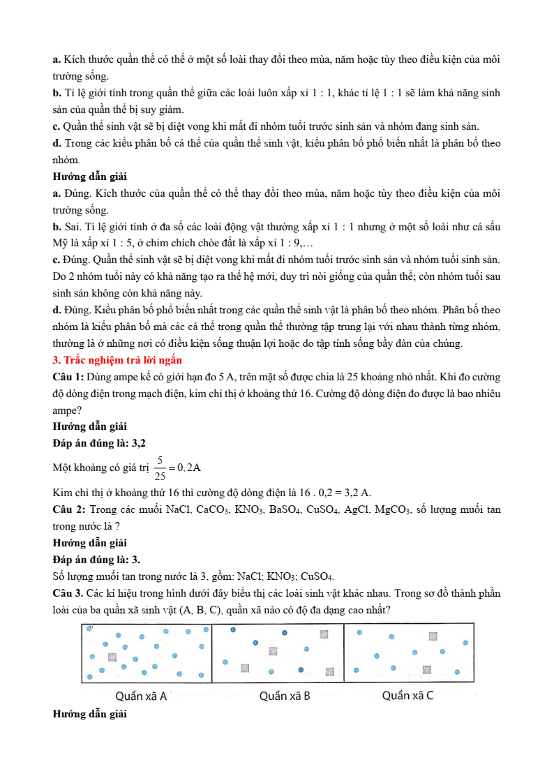22+ Đề thi Học kì 2 Khoa học tự nhiên 8 Kết nối tri thức (cấu trúc mới, có đáp án)