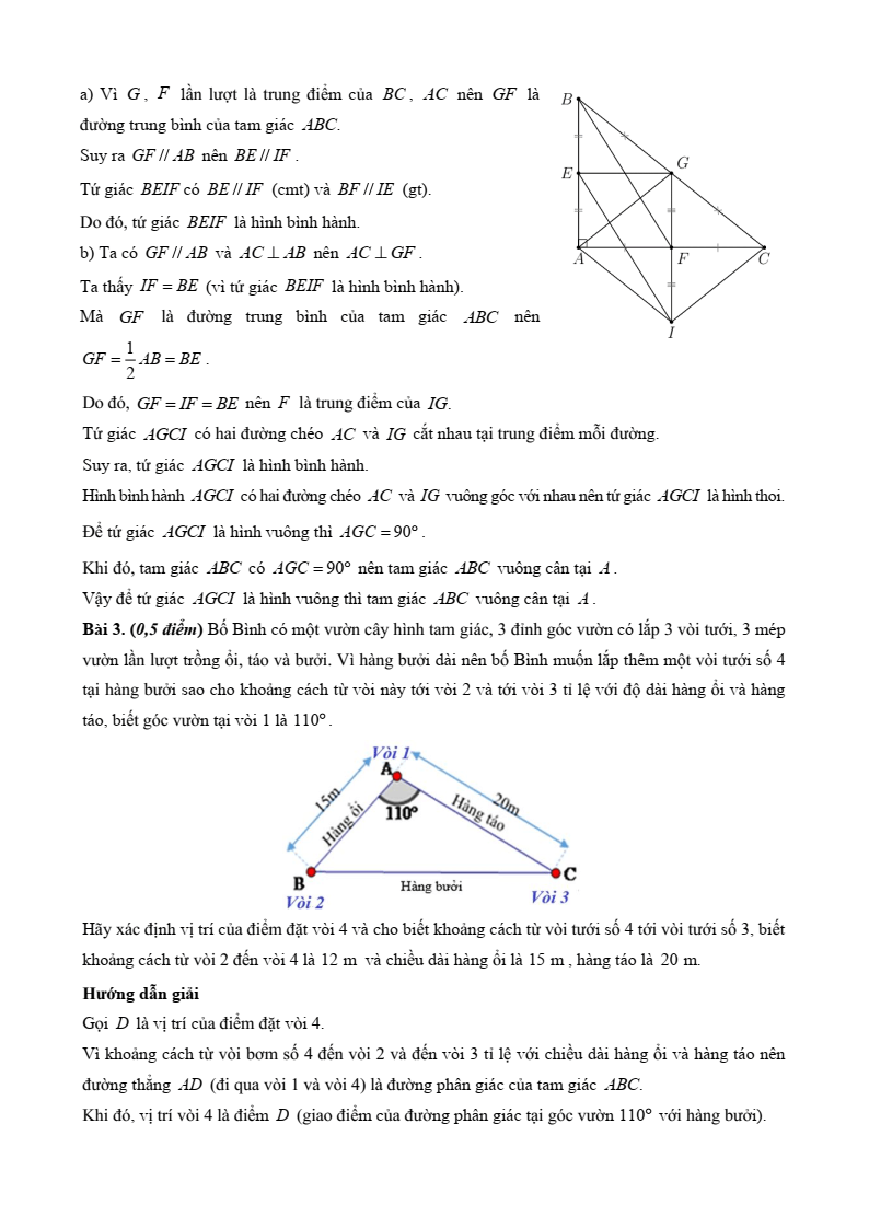 10 Đề thi Học kì 1 Toán 8 Kết nối tri thức (có đáp án, cấu trúc mới)