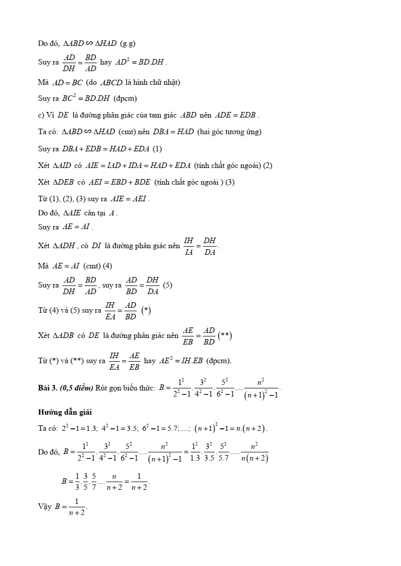 20+ Đề thi Học kì 2 Toán 8 Kết nối tri thức (cấu trúc mới, có đáp án)