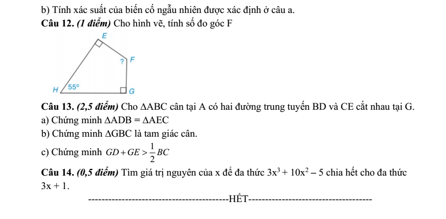 Đề khảo sát đầu năm Toán 8 năm 2025-2026 Trường THCS Bắc Bình (Phú Thọ)
