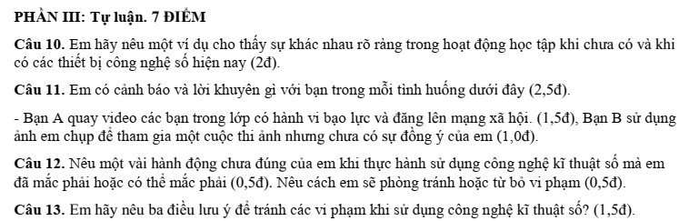 Đề thi Giữa kì 1 Tin học 8 năm 2025-2026 trường THCS Lý Thường Kiệt (Tp.HCM)