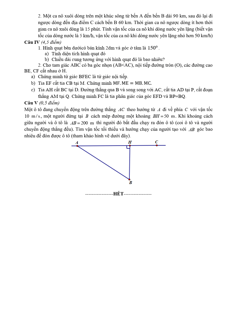 Đề cương ôn tập Giữa kì 2 Toán 9 trường THCS Nguyễn Bỉnh Khiêm (Hà Nội) năm 2025-2026