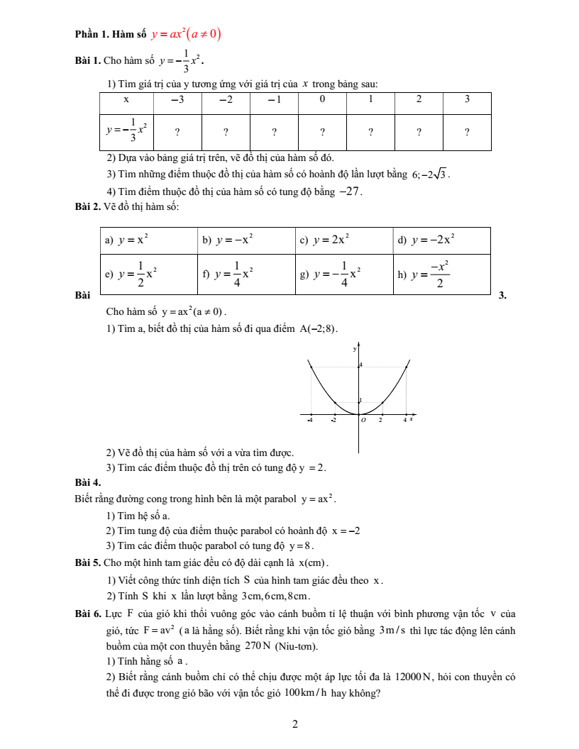 Đề cương ôn tập Giữa kì 2 Toán 9 trường THCS Thành Công (Hà Nội) năm 2025-2026