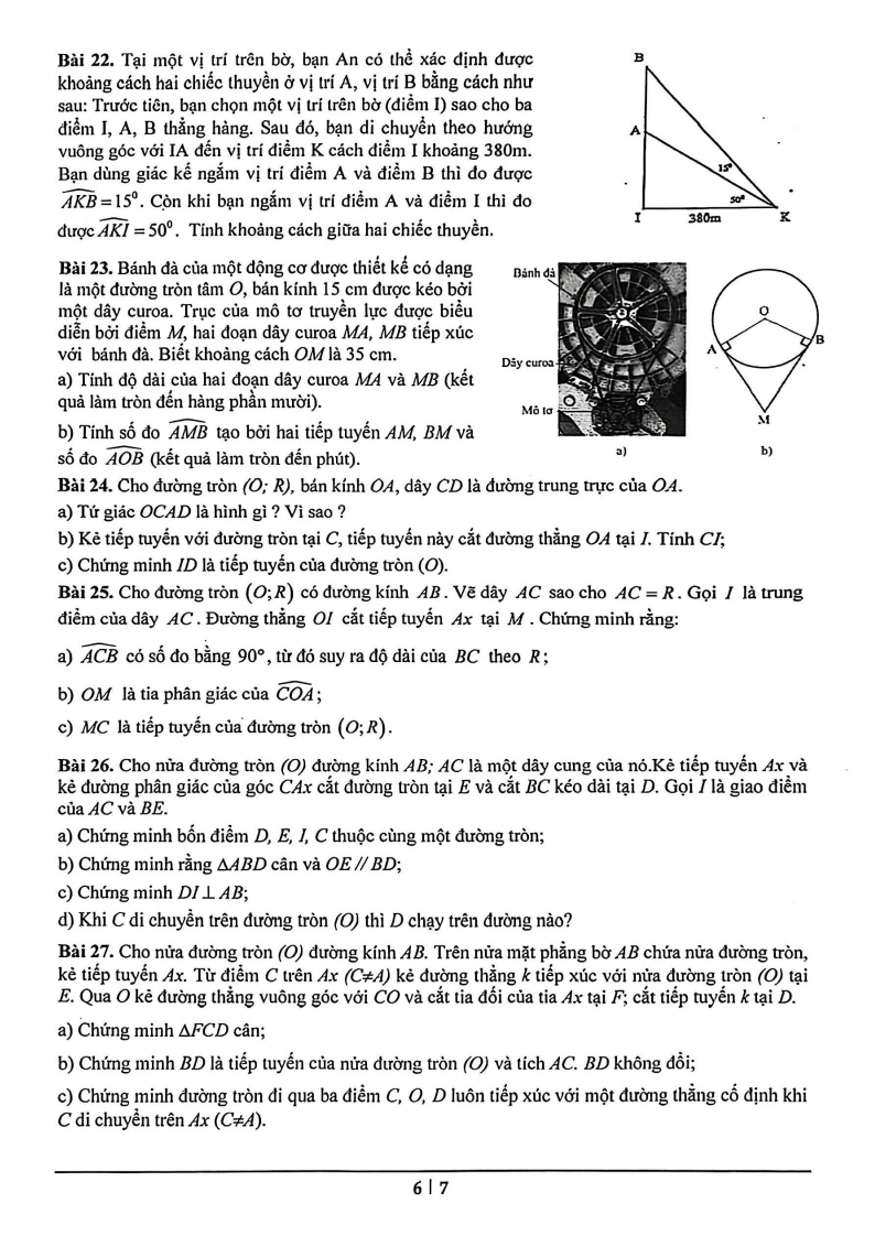 Đề cương ôn tập Học kì 1 Toán 9 trường THCS và THPT M.V. Lô-mô-nô-xốp năm 2025-2026