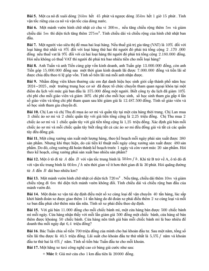 Đề cương ôn tập Giữa kì 1 Toán 9 trường THCS Nghĩa Tân năm 2025-2026