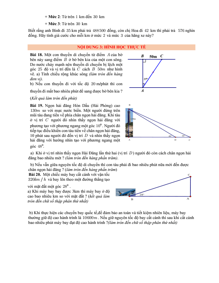 Đề cương ôn tập Giữa kì 1 Toán 9 trường THCS Nghĩa Tân năm 2025-2026