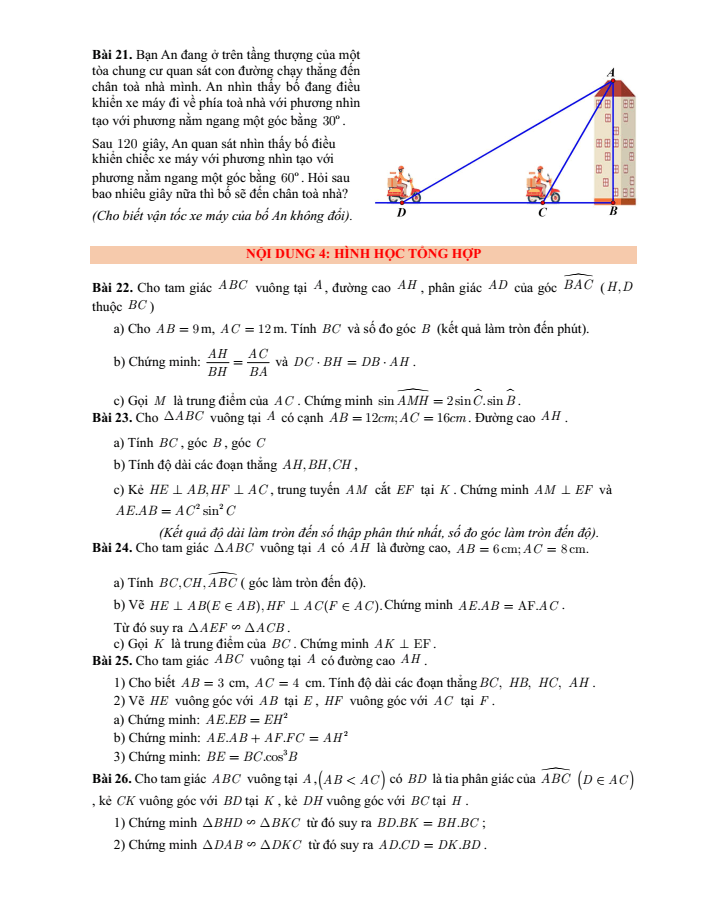 Đề cương ôn tập Giữa kì 1 Toán 9 trường THCS Nghĩa Tân năm 2025-2026